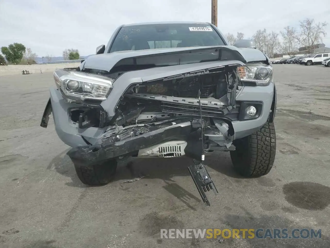 5 Photograph of a damaged car 3TMCZ5AN2KM192032 TOYOTA TACOMA 2019