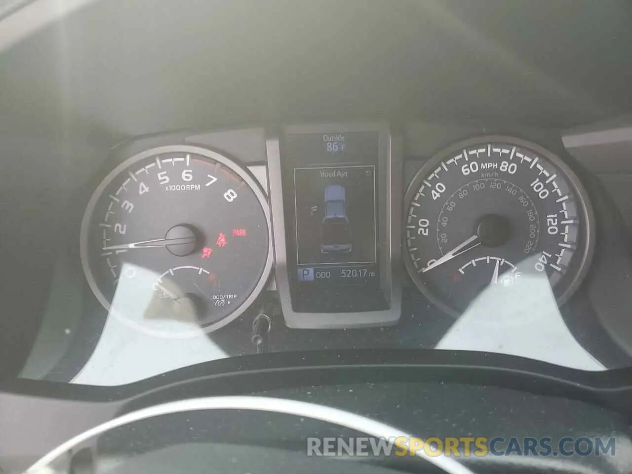 9 Photograph of a damaged car 3TMCZ5AN2KM192032 TOYOTA TACOMA 2019