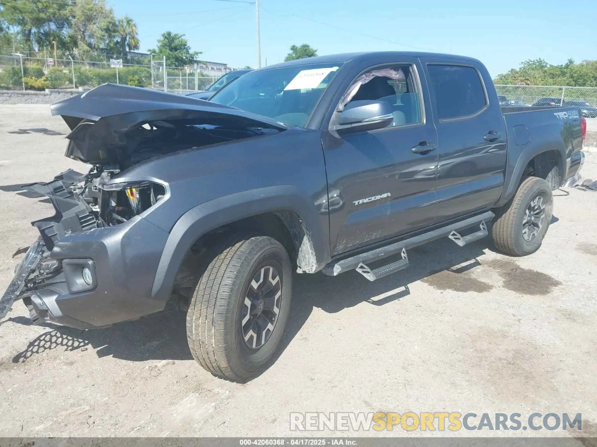 2 Photograph of a damaged car 3TMCZ5AN2KM192497 TOYOTA TACOMA 2019