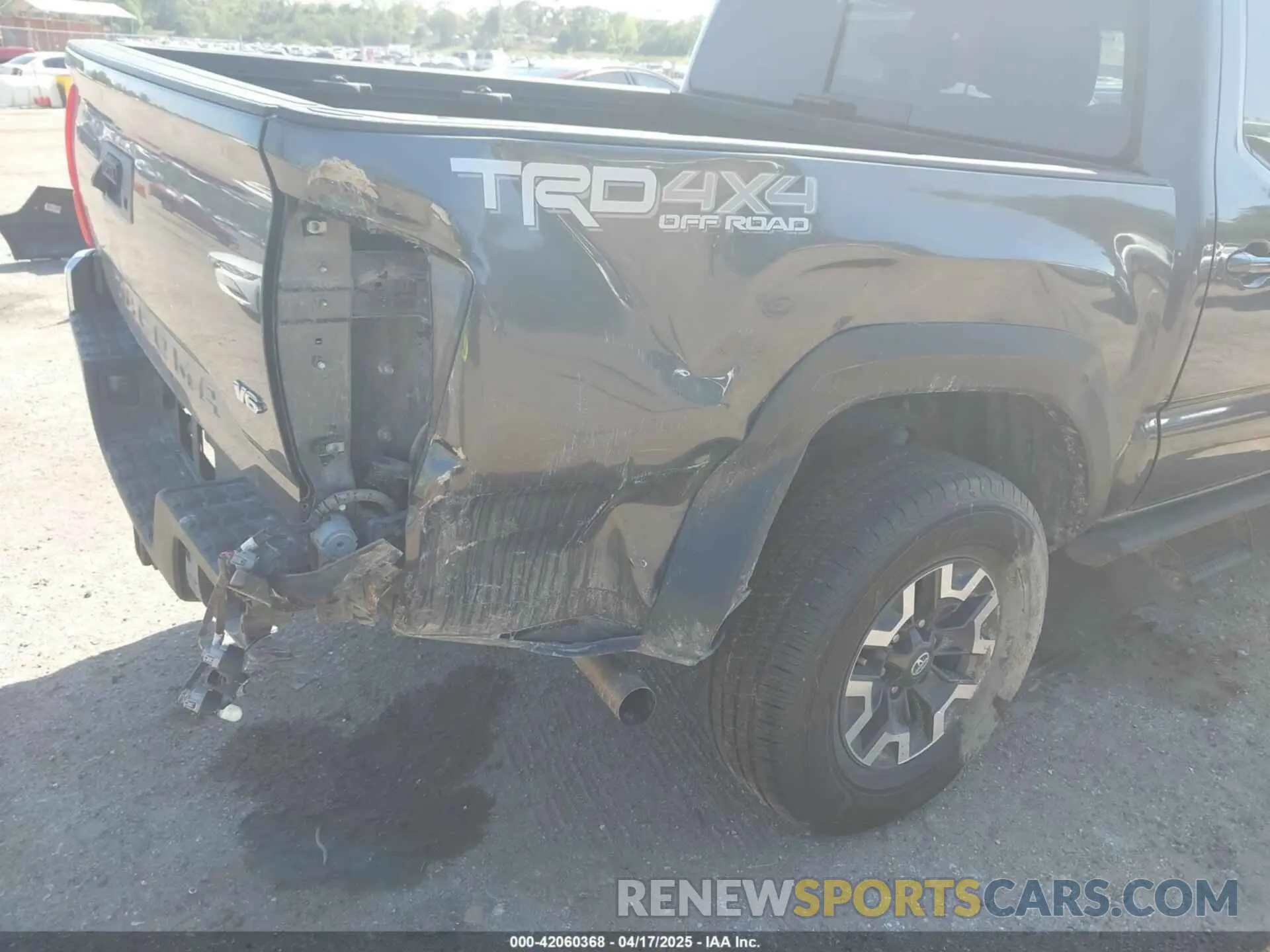 6 Photograph of a damaged car 3TMCZ5AN2KM192497 TOYOTA TACOMA 2019