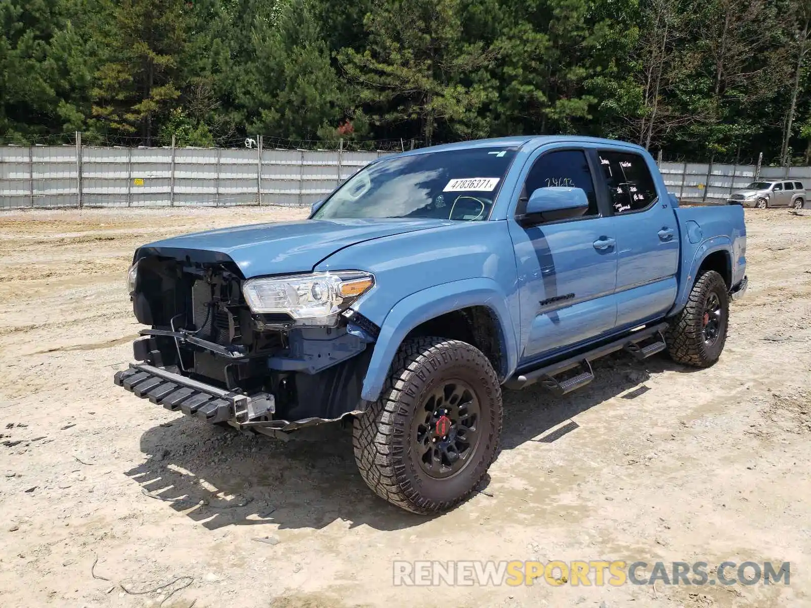 2 Photograph of a damaged car 3TMCZ5AN2KM194007 TOYOTA TACOMA 2019