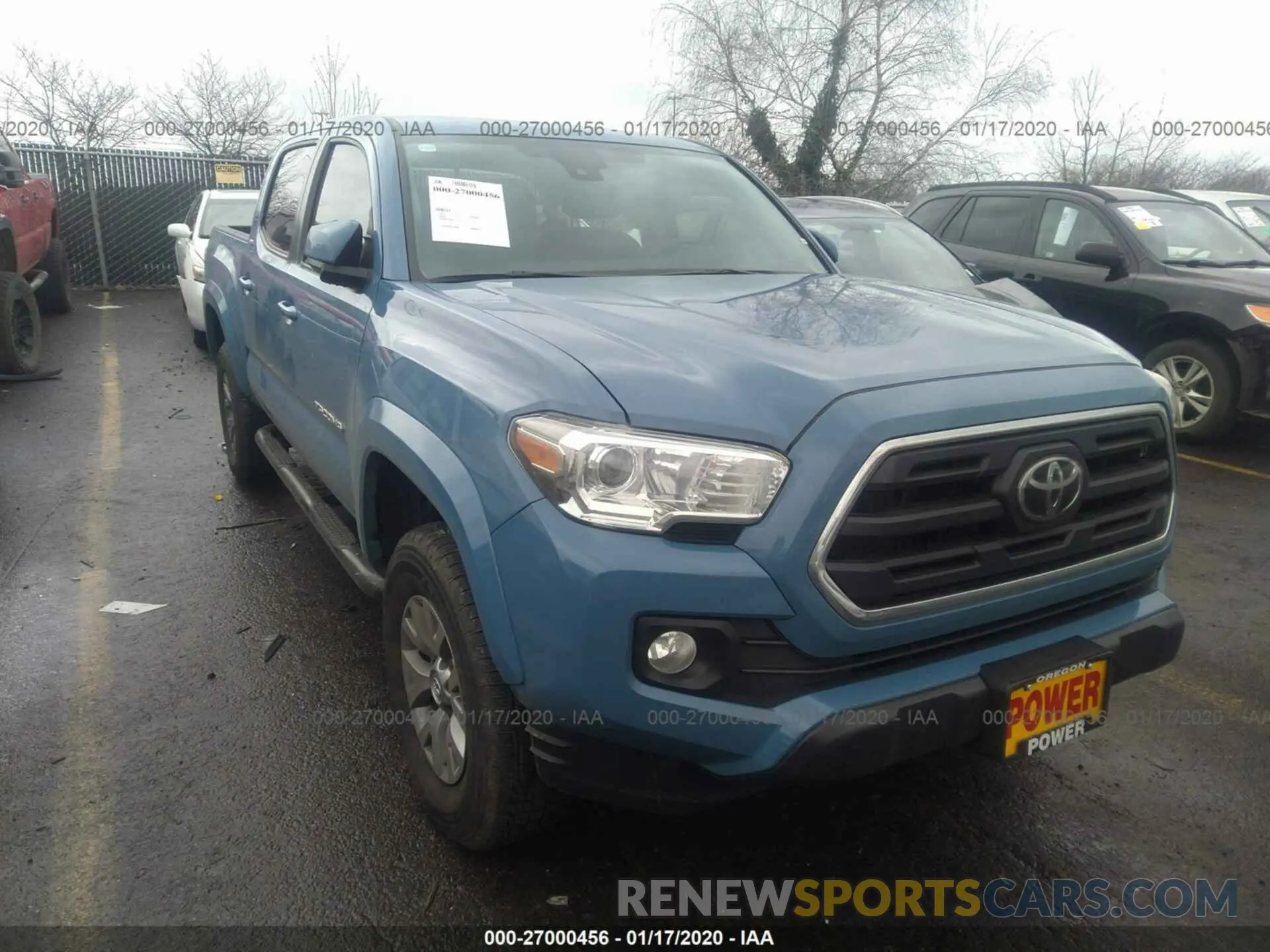 1 Photograph of a damaged car 3TMCZ5AN2KM196355 TOYOTA TACOMA 2019