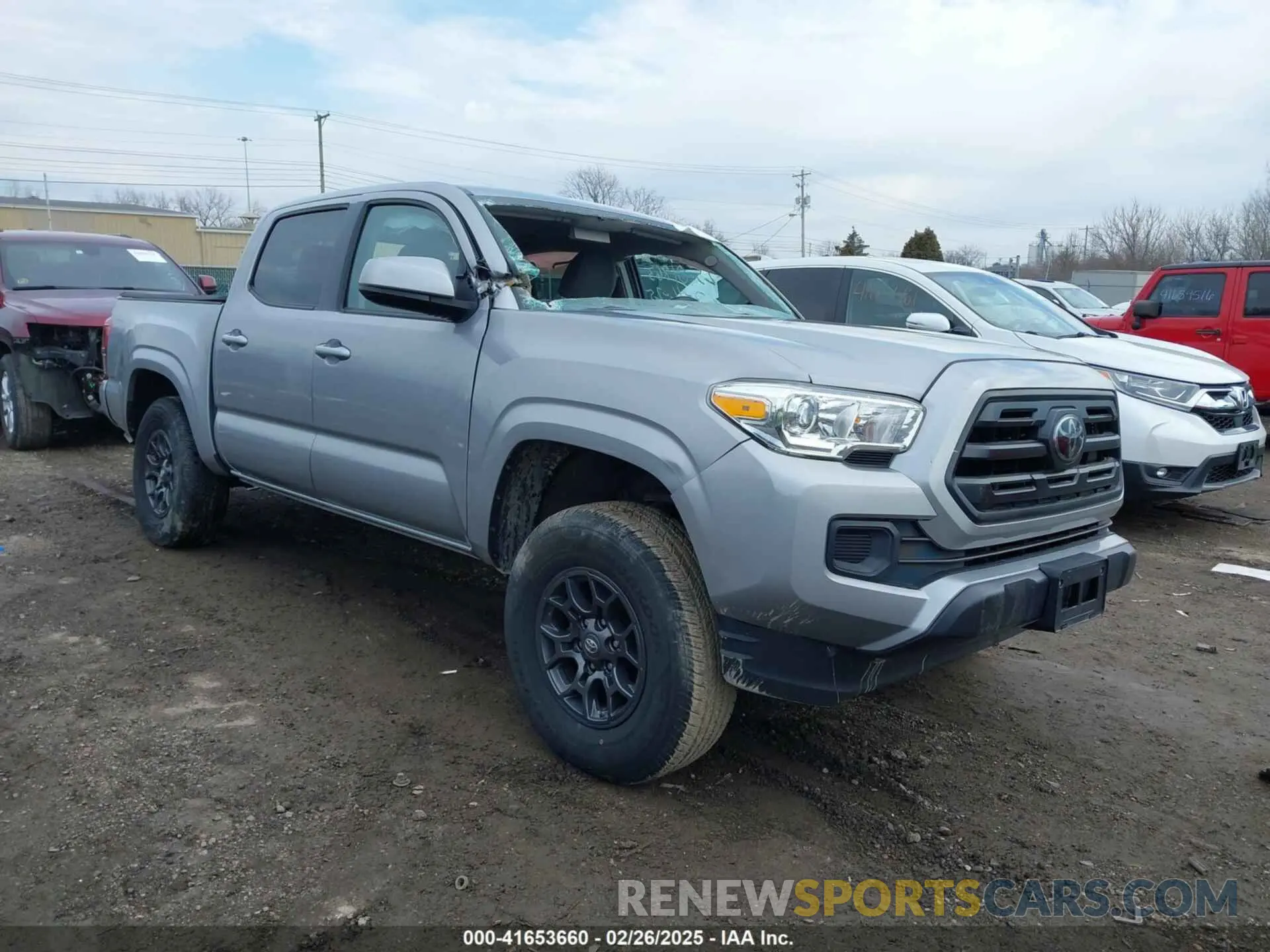 1 Photograph of a damaged car 3TMCZ5AN2KM198011 TOYOTA TACOMA 2019