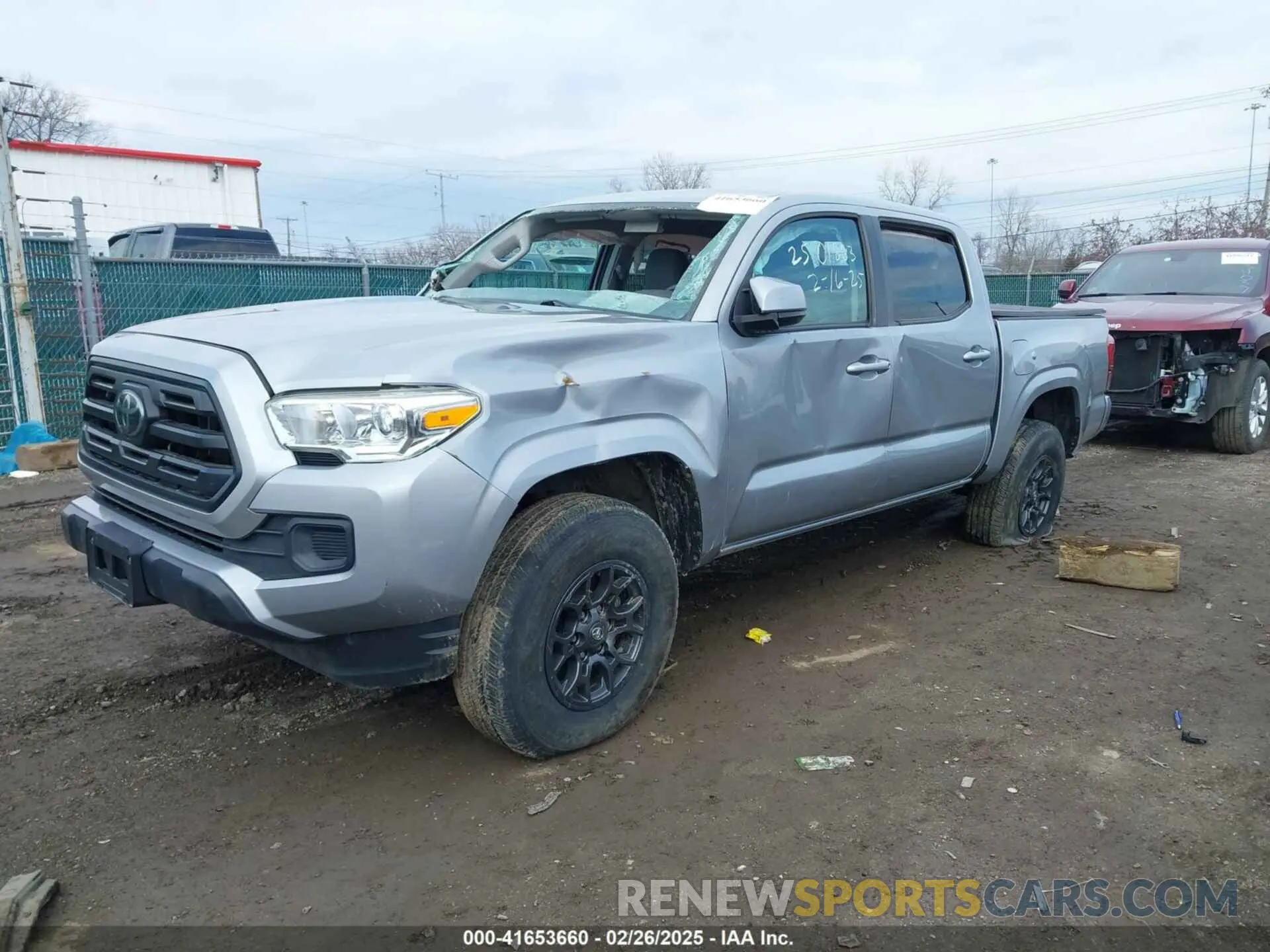 2 Photograph of a damaged car 3TMCZ5AN2KM198011 TOYOTA TACOMA 2019