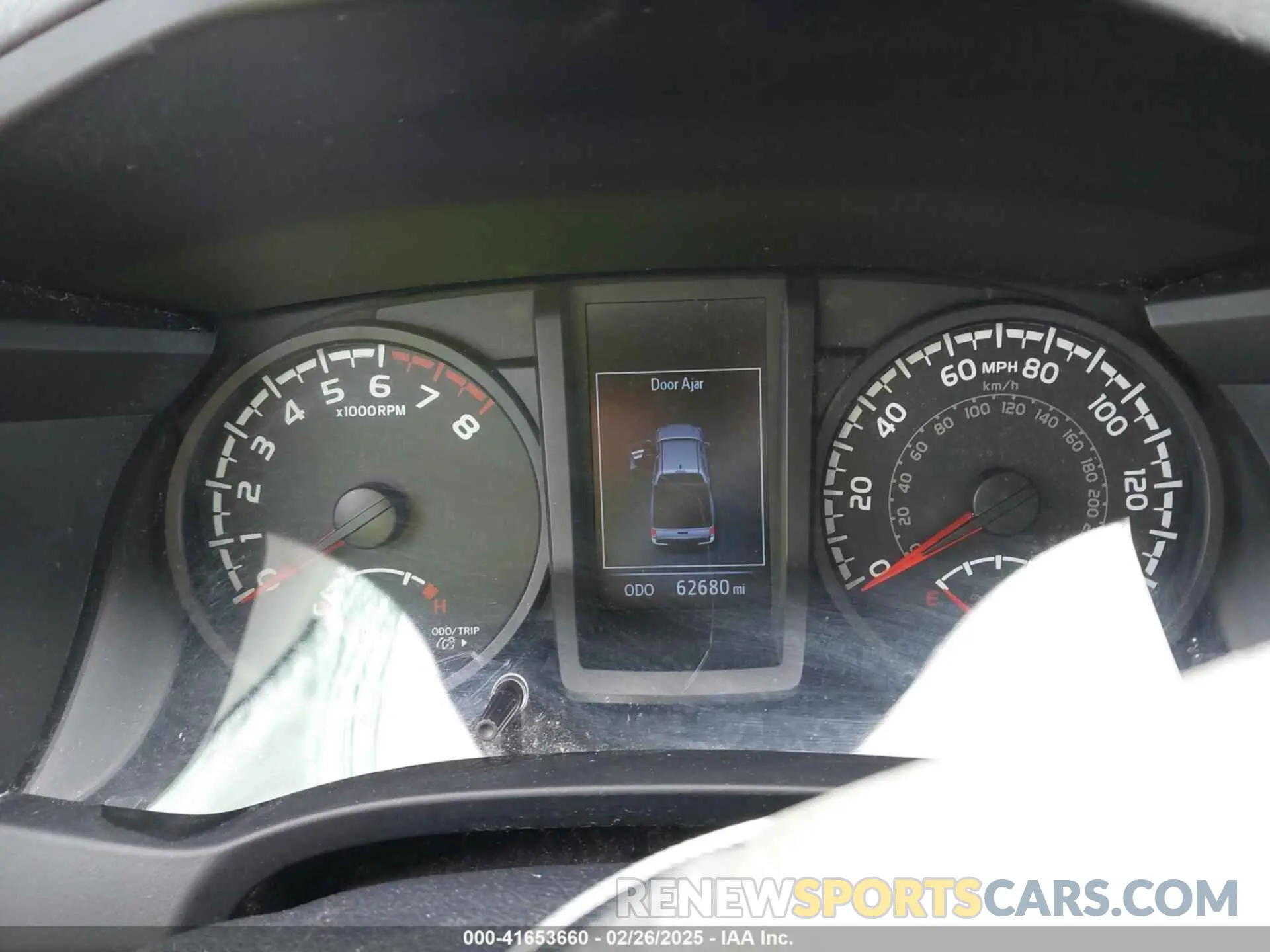 7 Photograph of a damaged car 3TMCZ5AN2KM198011 TOYOTA TACOMA 2019