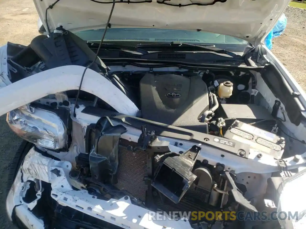 7 Photograph of a damaged car 3TMCZ5AN2KM218354 TOYOTA TACOMA 2019