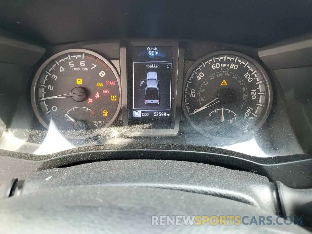 9 Photograph of a damaged car 3TMCZ5AN2KM225823 TOYOTA TACOMA 2019