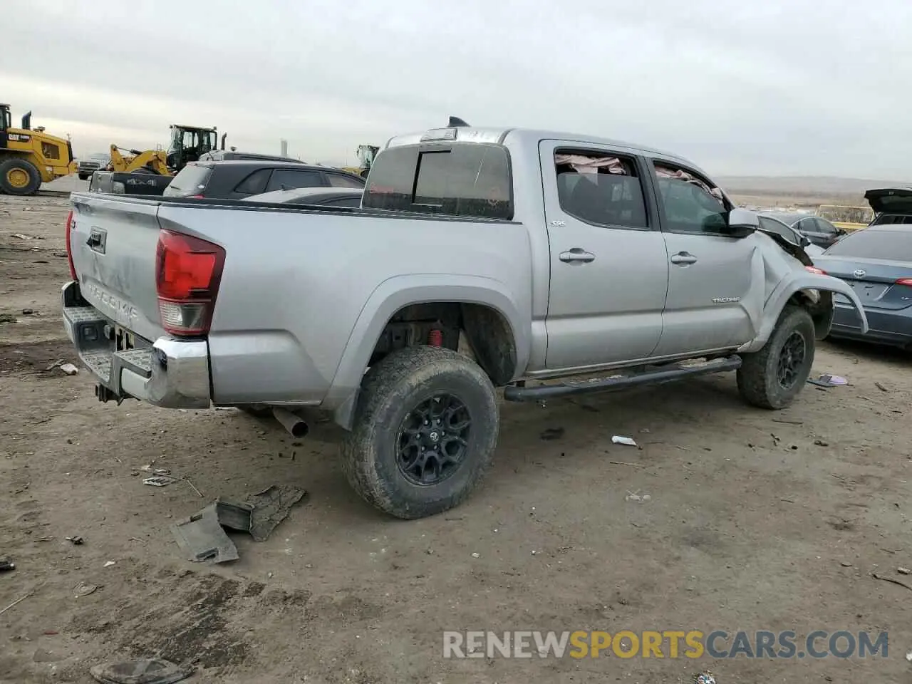 3 Photograph of a damaged car 3TMCZ5AN2KM231508 TOYOTA TACOMA 2019