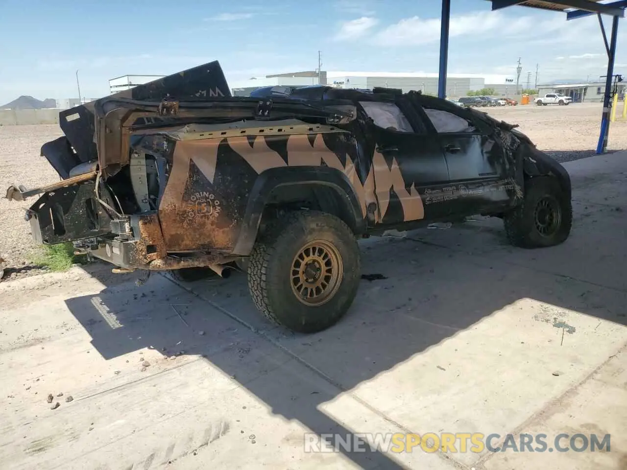 3 Photograph of a damaged car 3TMCZ5AN2KM233159 TOYOTA TACOMA 2019