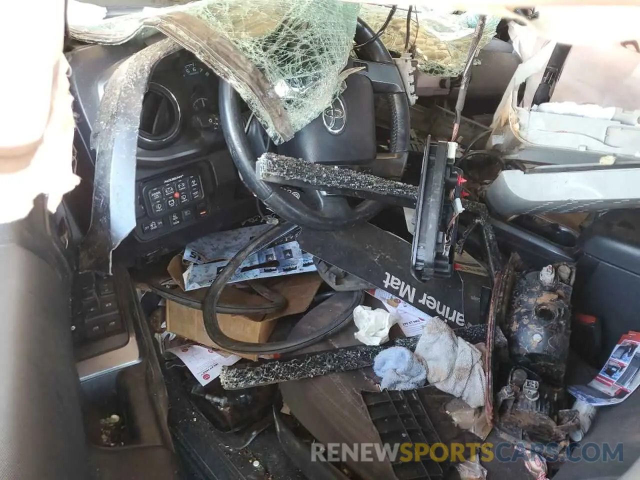 8 Photograph of a damaged car 3TMCZ5AN2KM233159 TOYOTA TACOMA 2019