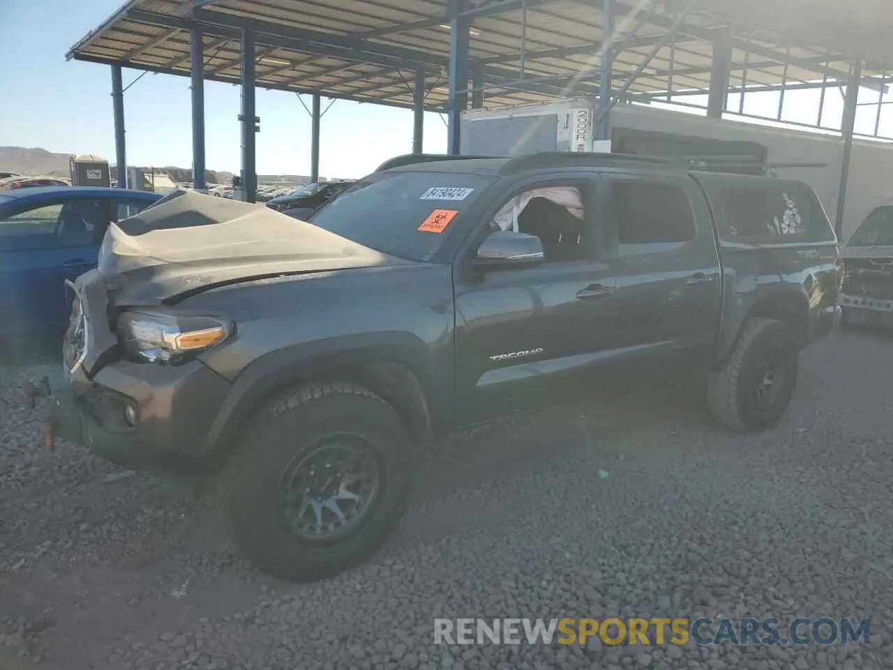 1 Photograph of a damaged car 3TMCZ5AN2KM255453 TOYOTA TACOMA 2019