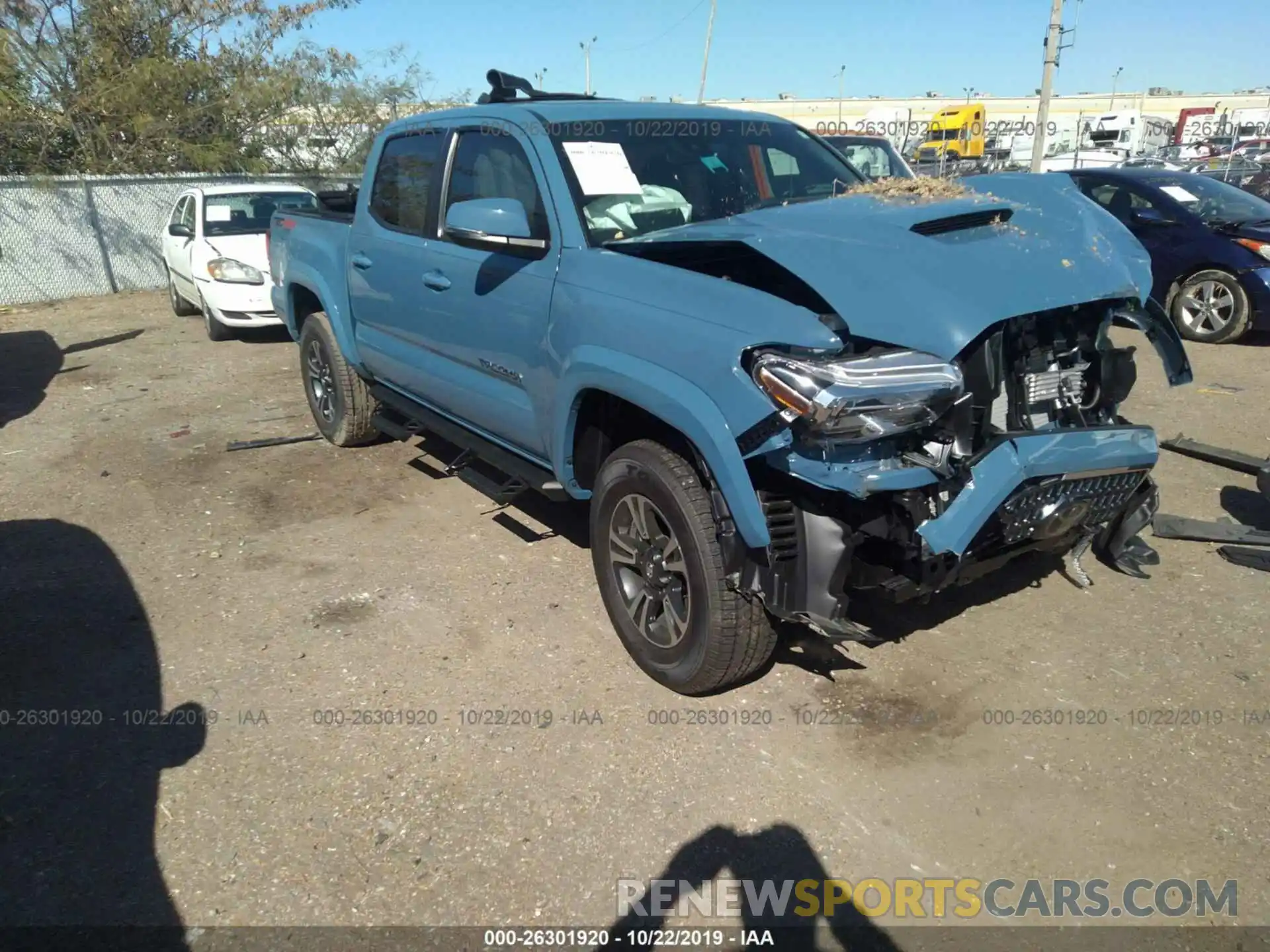 1 Photograph of a damaged car 3TMCZ5AN2KM273208 TOYOTA TACOMA 2019