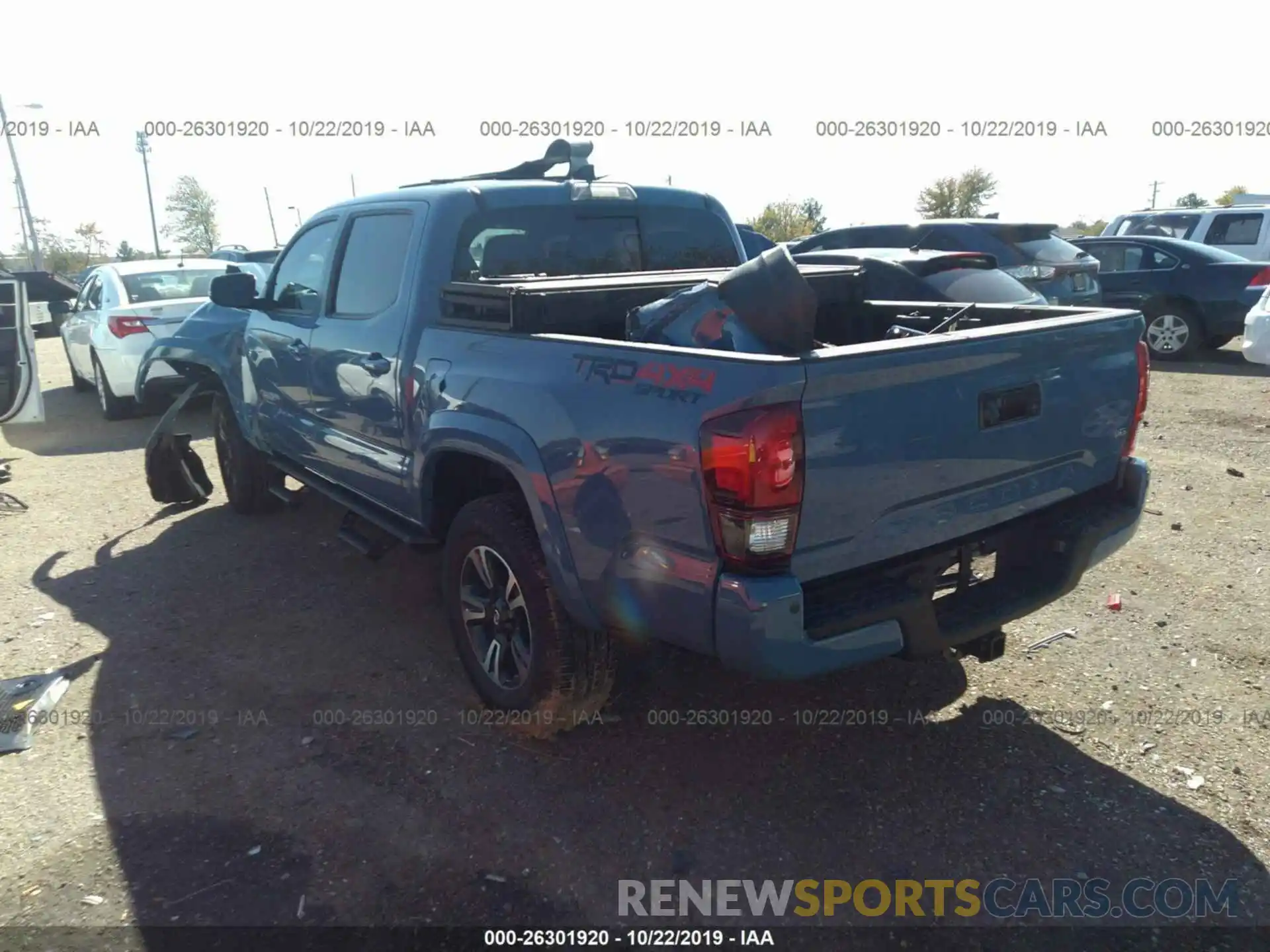 3 Photograph of a damaged car 3TMCZ5AN2KM273208 TOYOTA TACOMA 2019