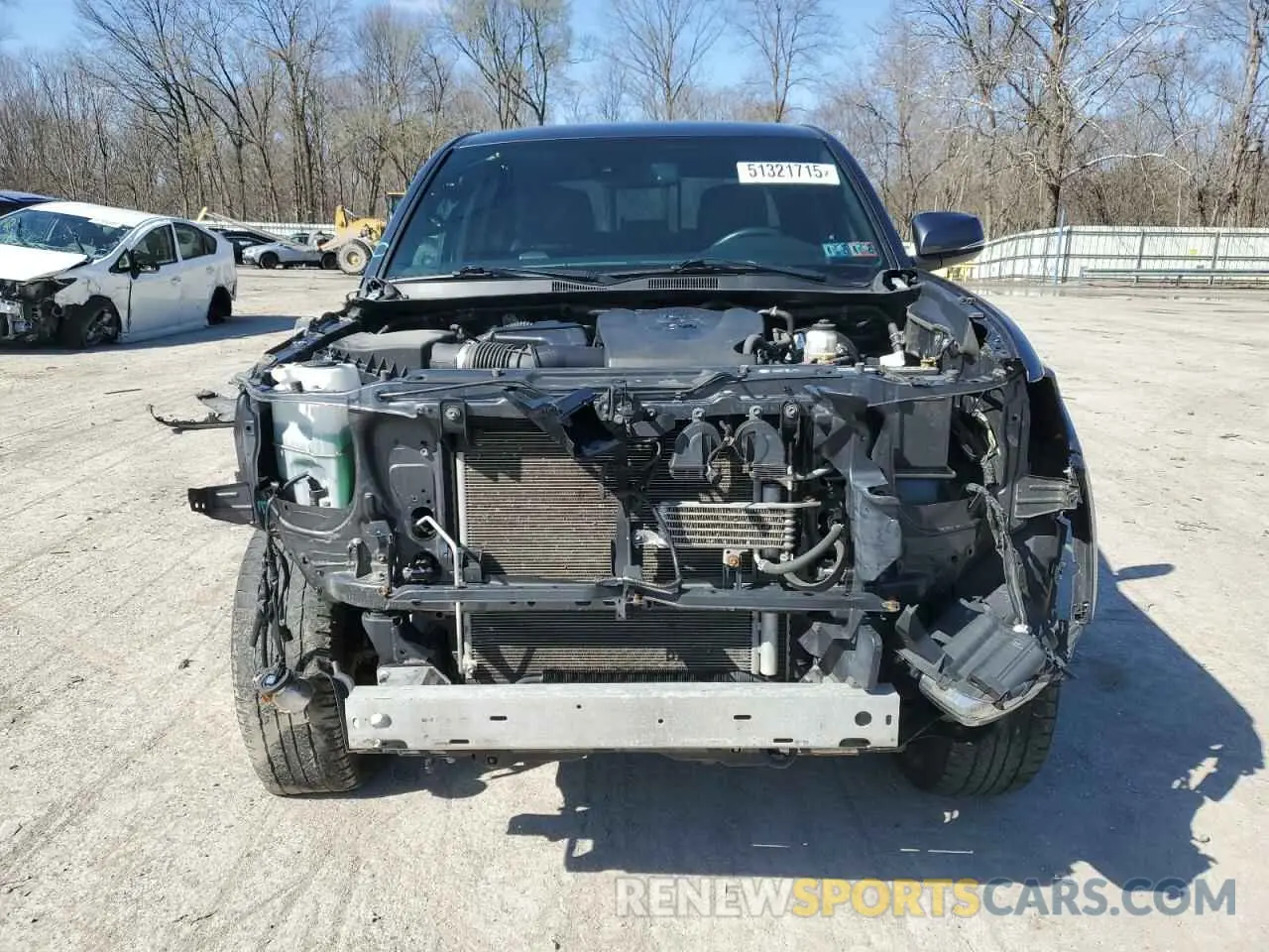 5 Photograph of a damaged car 3TMCZ5AN2KM283656 TOYOTA TACOMA 2019