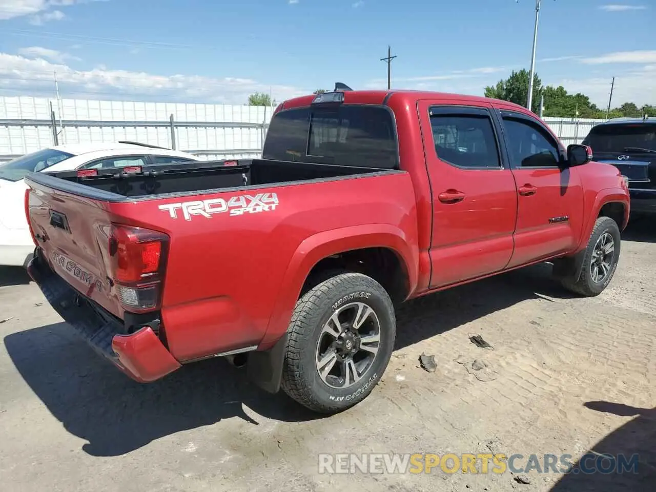 3 Photograph of a damaged car 3TMCZ5AN3KM190094 TOYOTA TACOMA 2019