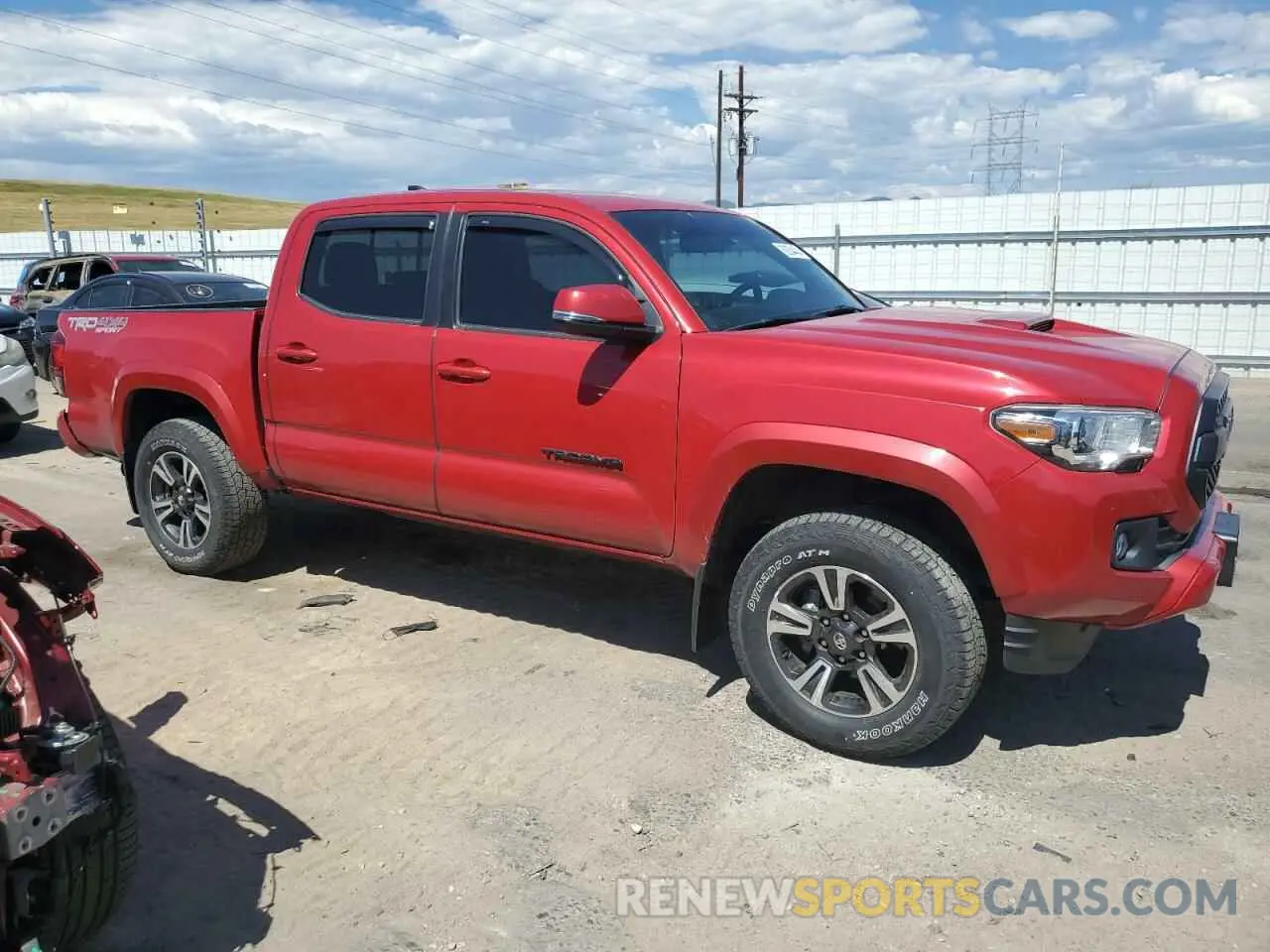 4 Photograph of a damaged car 3TMCZ5AN3KM190094 TOYOTA TACOMA 2019