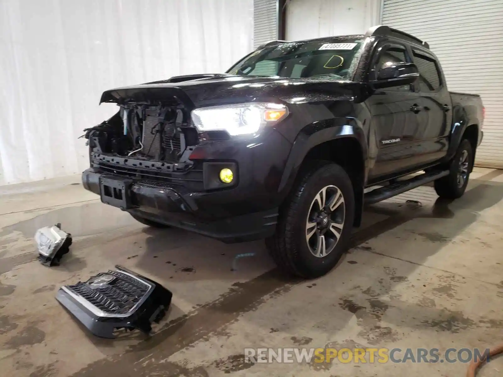 2 Photograph of a damaged car 3TMCZ5AN3KM195537 TOYOTA TACOMA 2019