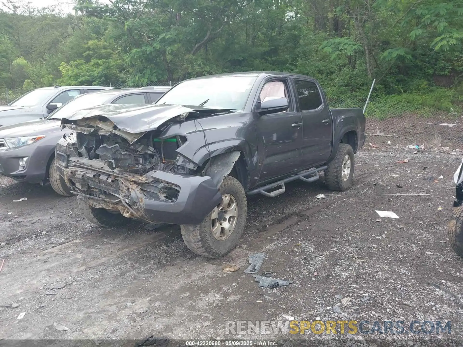 2 Photograph of a damaged car 3TMCZ5AN3KM197613 TOYOTA TACOMA 2019