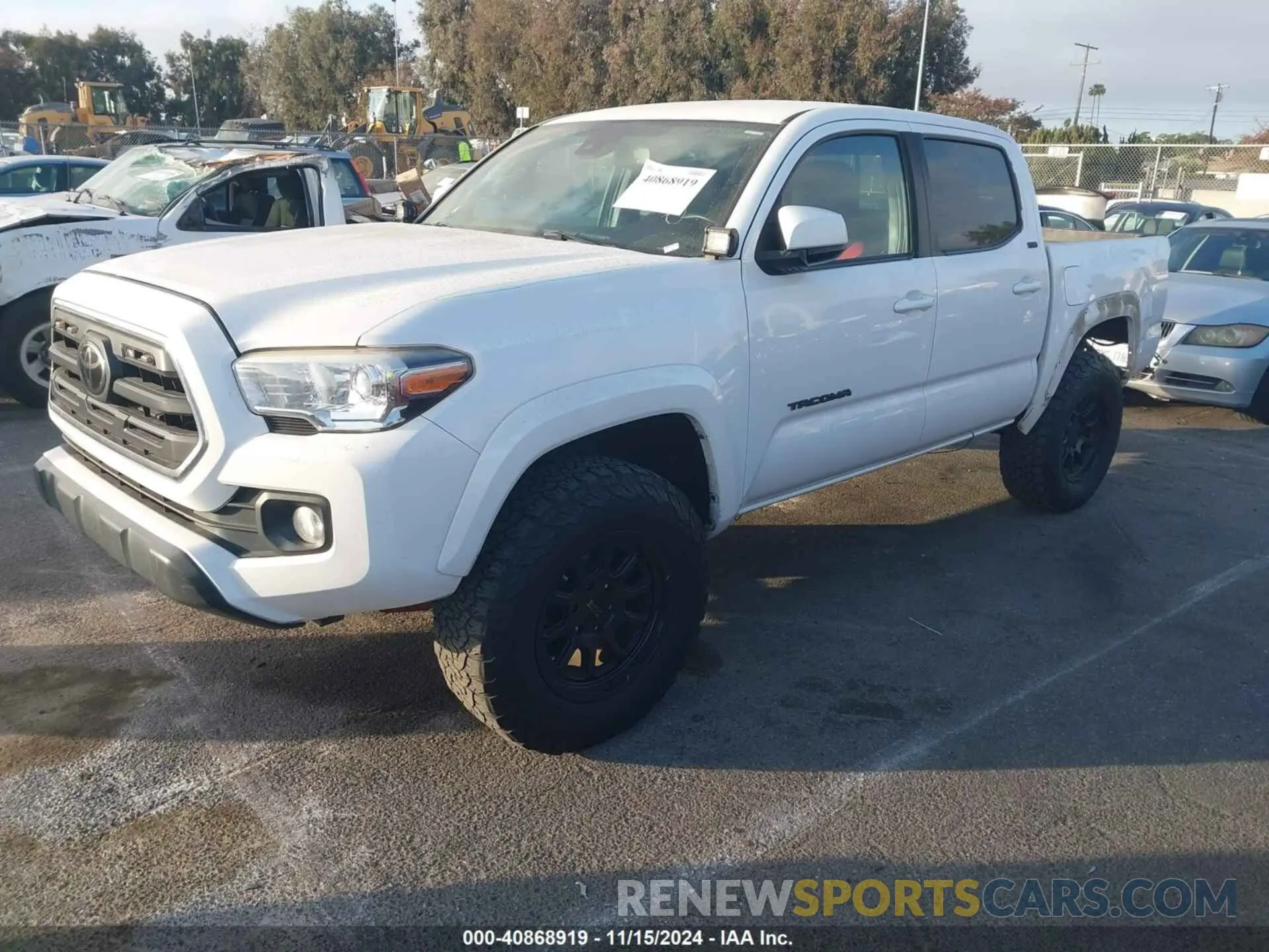 2 Photograph of a damaged car 3TMCZ5AN3KM198213 TOYOTA TACOMA 2019