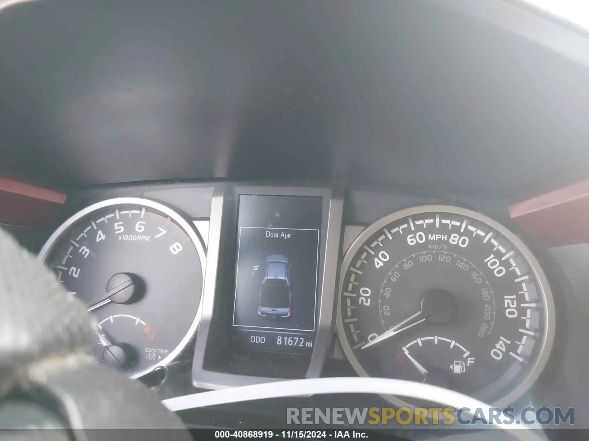 7 Photograph of a damaged car 3TMCZ5AN3KM198213 TOYOTA TACOMA 2019