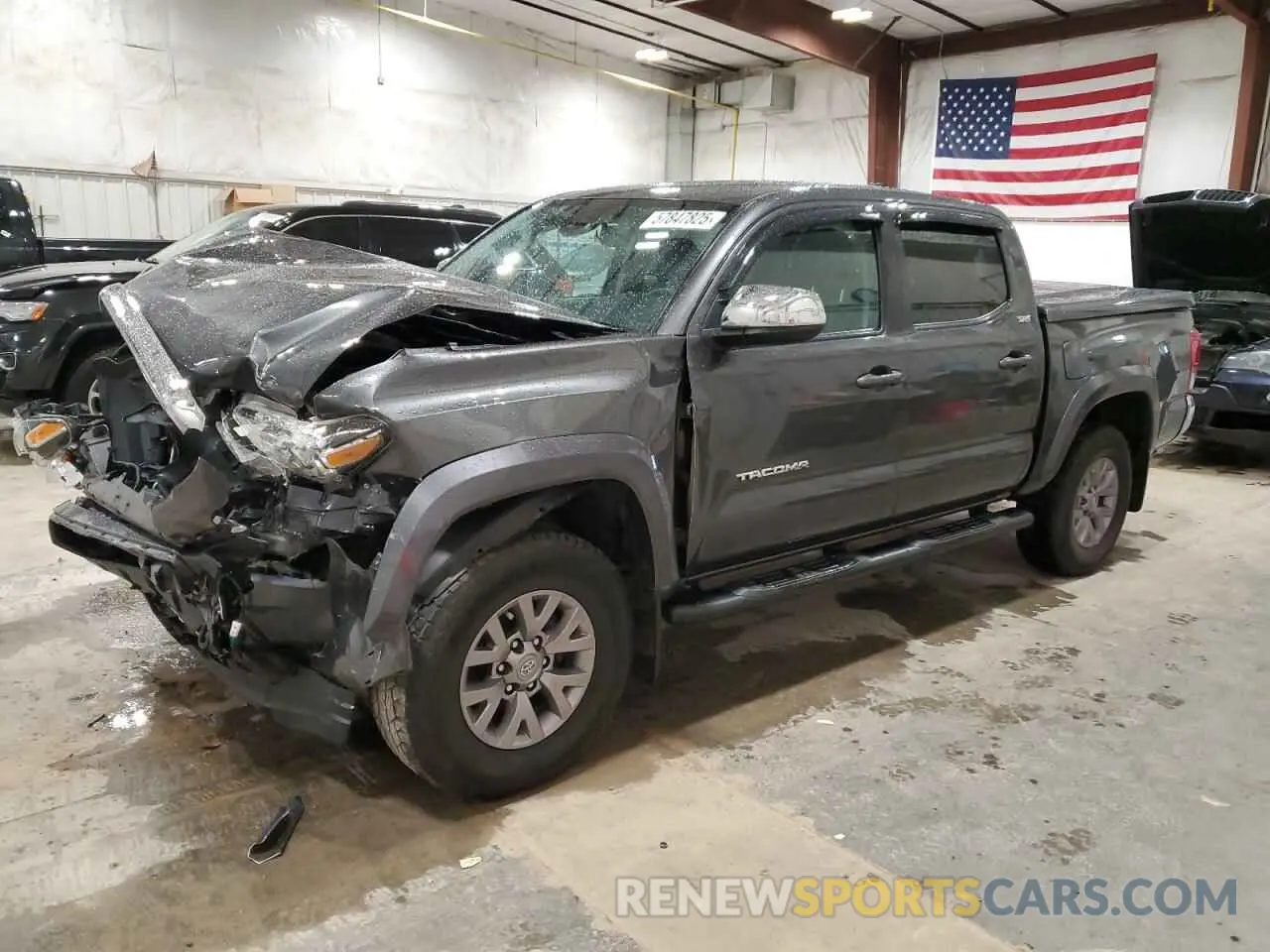 1 Photograph of a damaged car 3TMCZ5AN3KM199992 TOYOTA TACOMA 2019