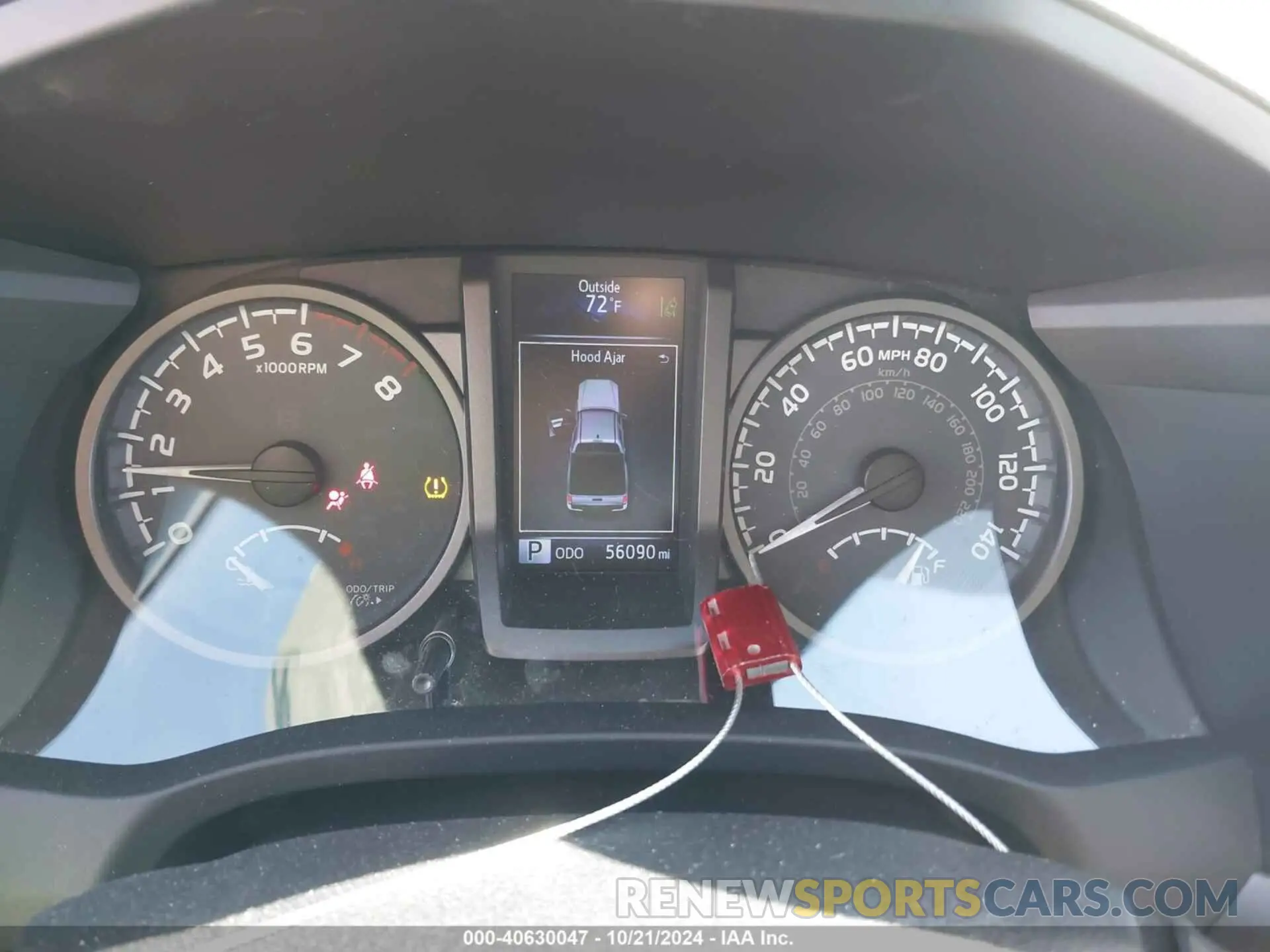 7 Photograph of a damaged car 3TMCZ5AN3KM204446 TOYOTA TACOMA 2019