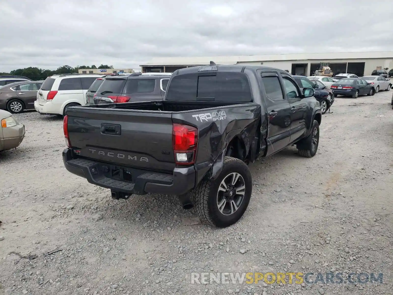 4 Photograph of a damaged car 3TMCZ5AN3KM214247 TOYOTA TACOMA 2019