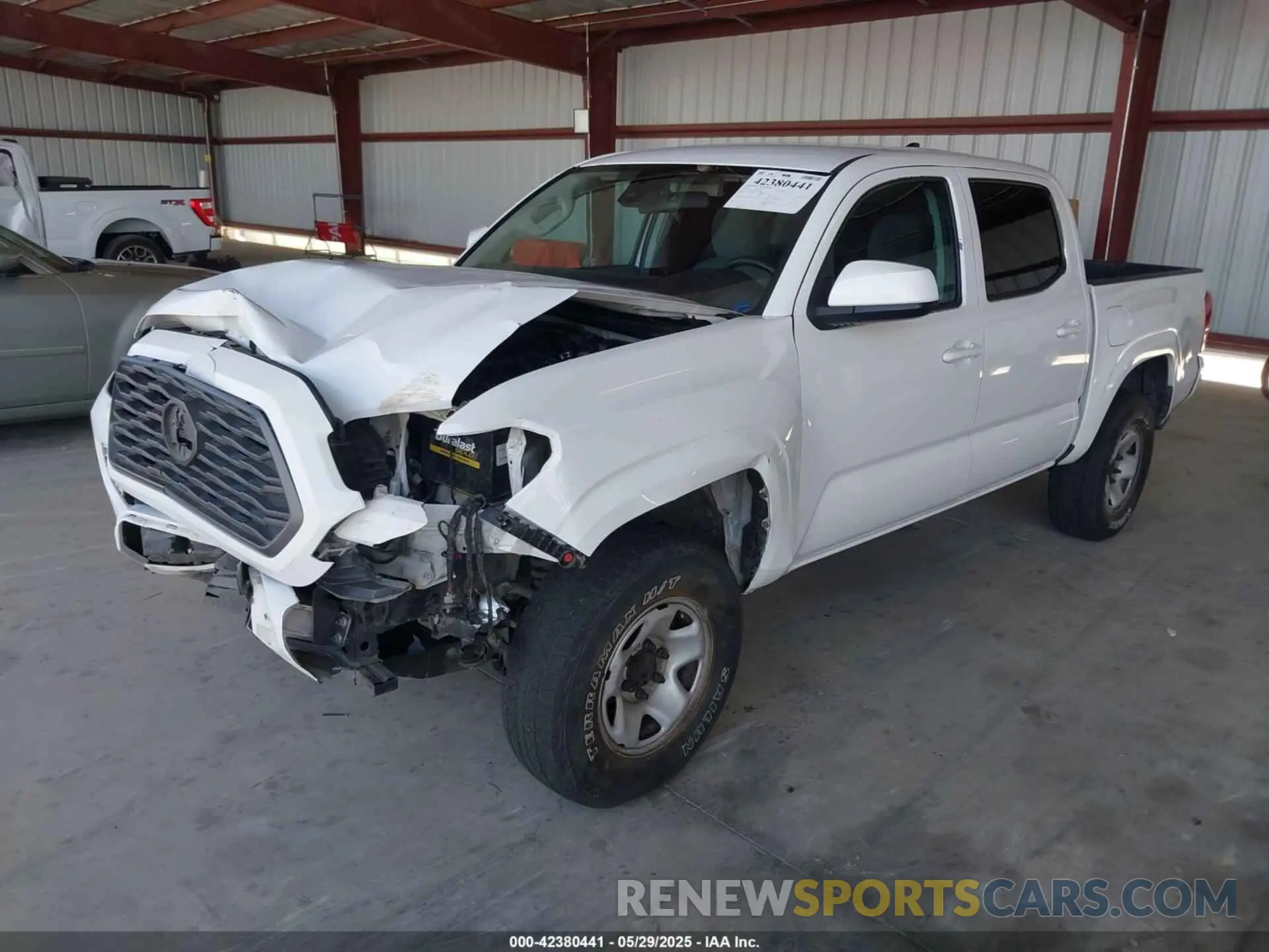 2 Photograph of a damaged car 3TMCZ5AN3KM219836 TOYOTA TACOMA 2019