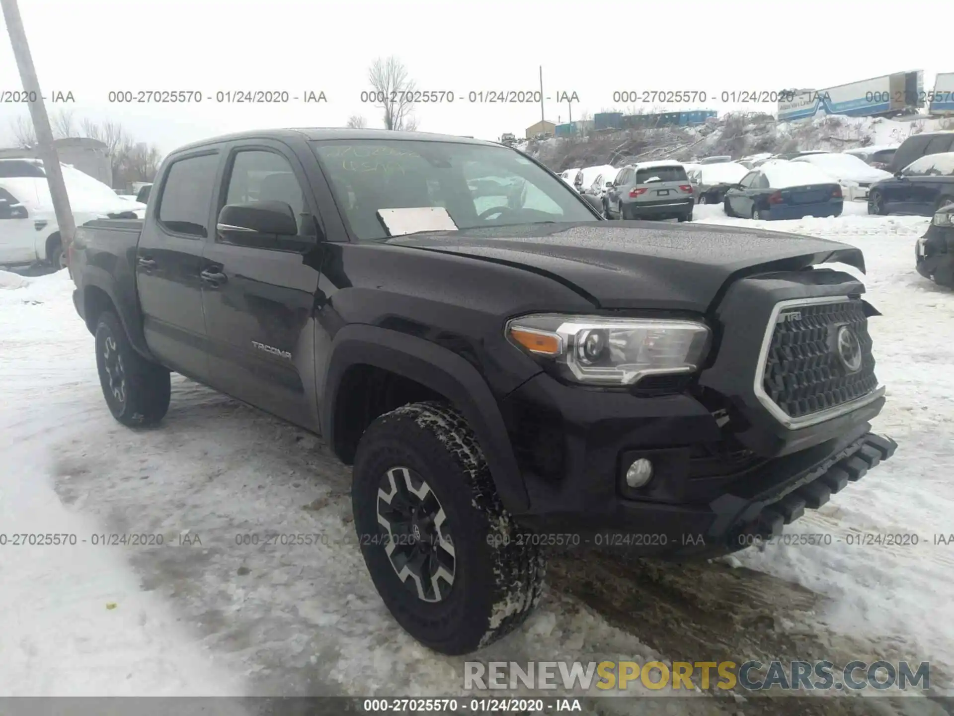 1 Photograph of a damaged car 3TMCZ5AN3KM220923 TOYOTA TACOMA 2019