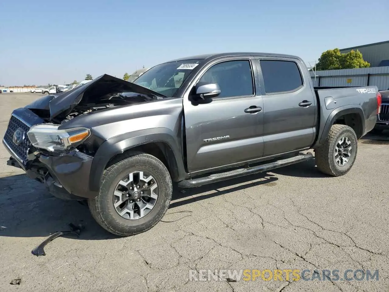 1 Photograph of a damaged car 3TMCZ5AN3KM223904 TOYOTA TACOMA 2019