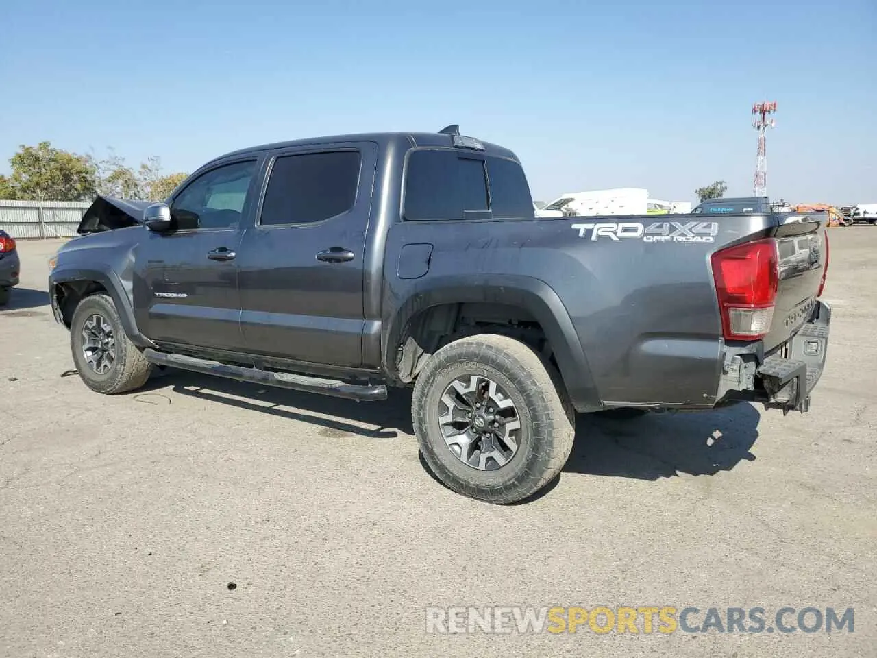 2 Photograph of a damaged car 3TMCZ5AN3KM223904 TOYOTA TACOMA 2019