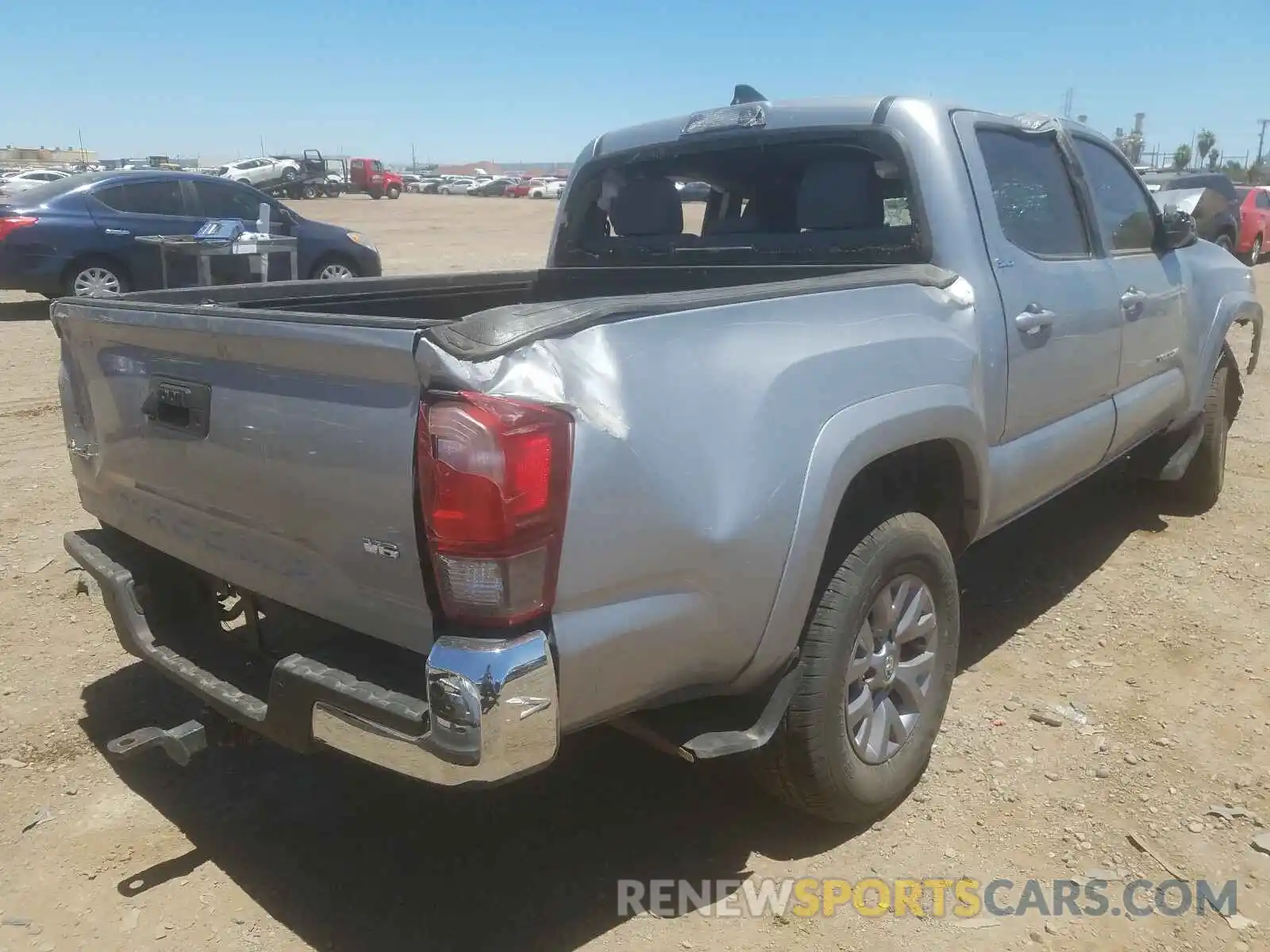 4 Photograph of a damaged car 3TMCZ5AN3KM224678 TOYOTA TACOMA 2019