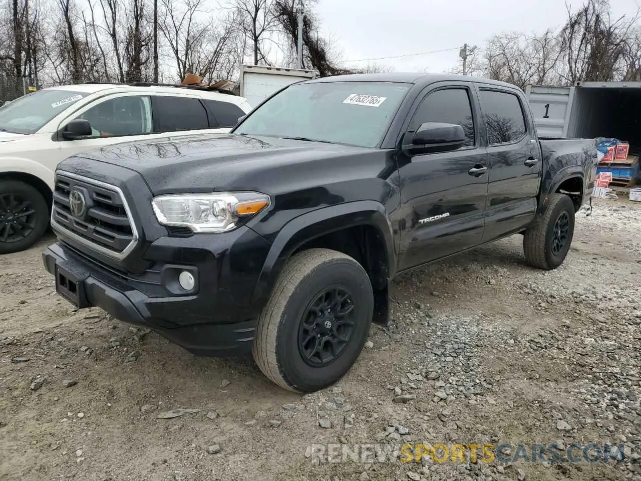 1 Photograph of a damaged car 3TMCZ5AN3KM224793 TOYOTA TACOMA 2019