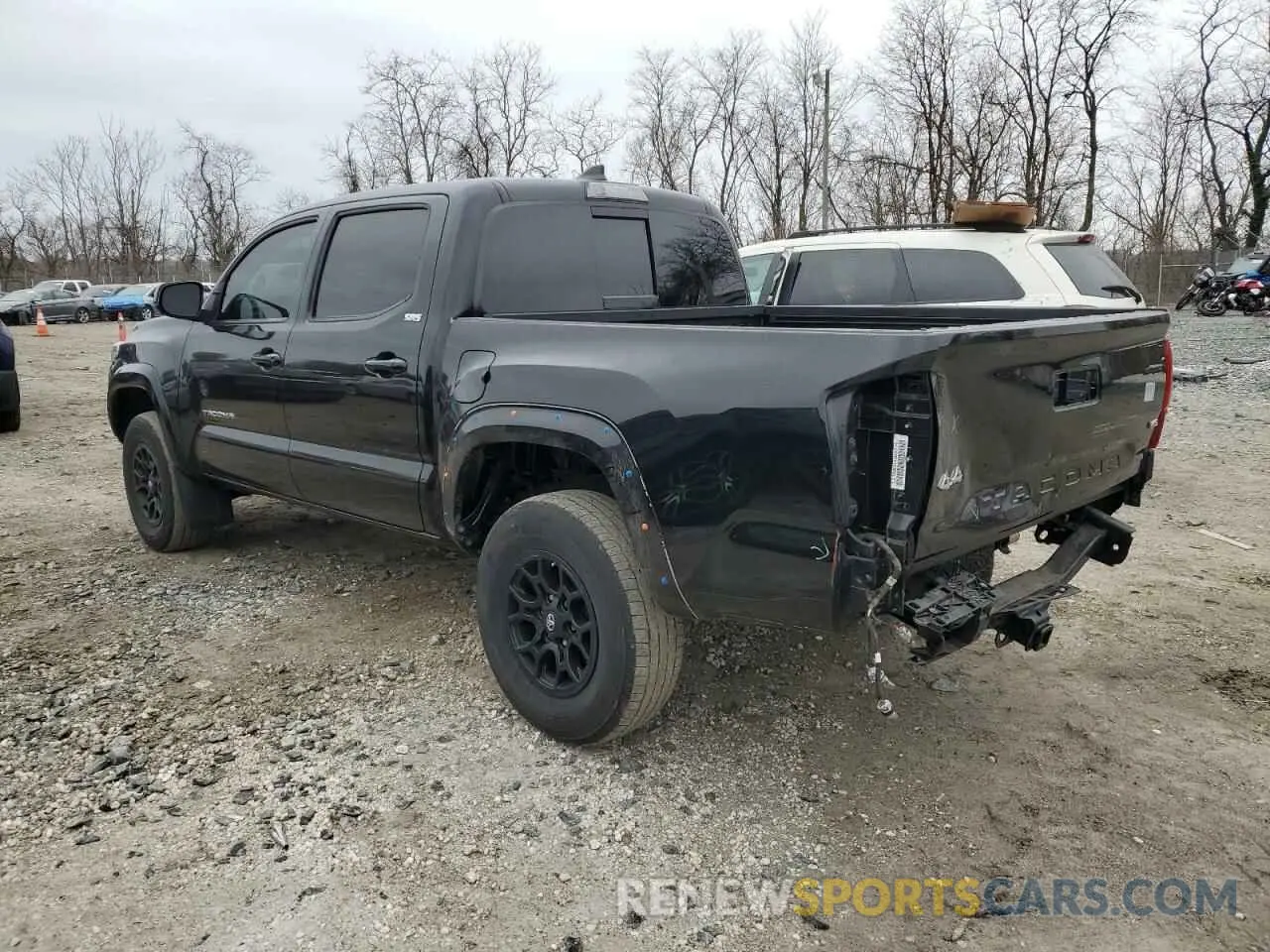 2 Photograph of a damaged car 3TMCZ5AN3KM224793 TOYOTA TACOMA 2019