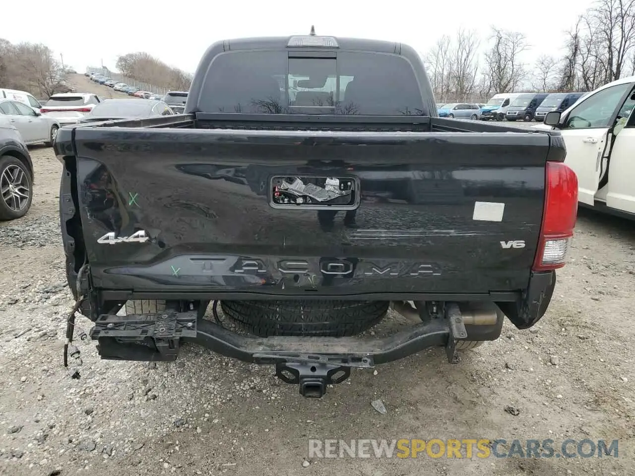 6 Photograph of a damaged car 3TMCZ5AN3KM224793 TOYOTA TACOMA 2019