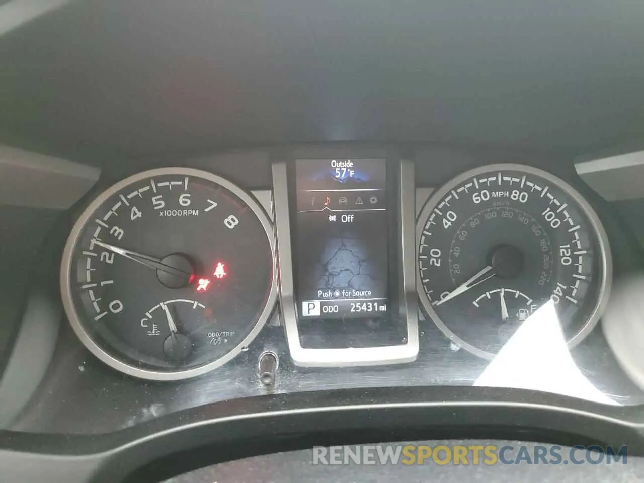 9 Photograph of a damaged car 3TMCZ5AN3KM224793 TOYOTA TACOMA 2019