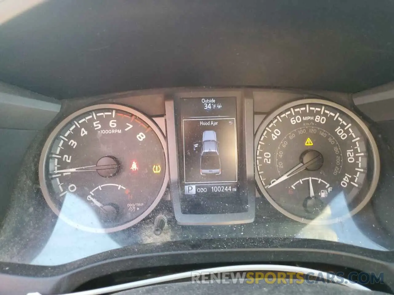 9 Photograph of a damaged car 3TMCZ5AN3KM227001 TOYOTA TACOMA 2019