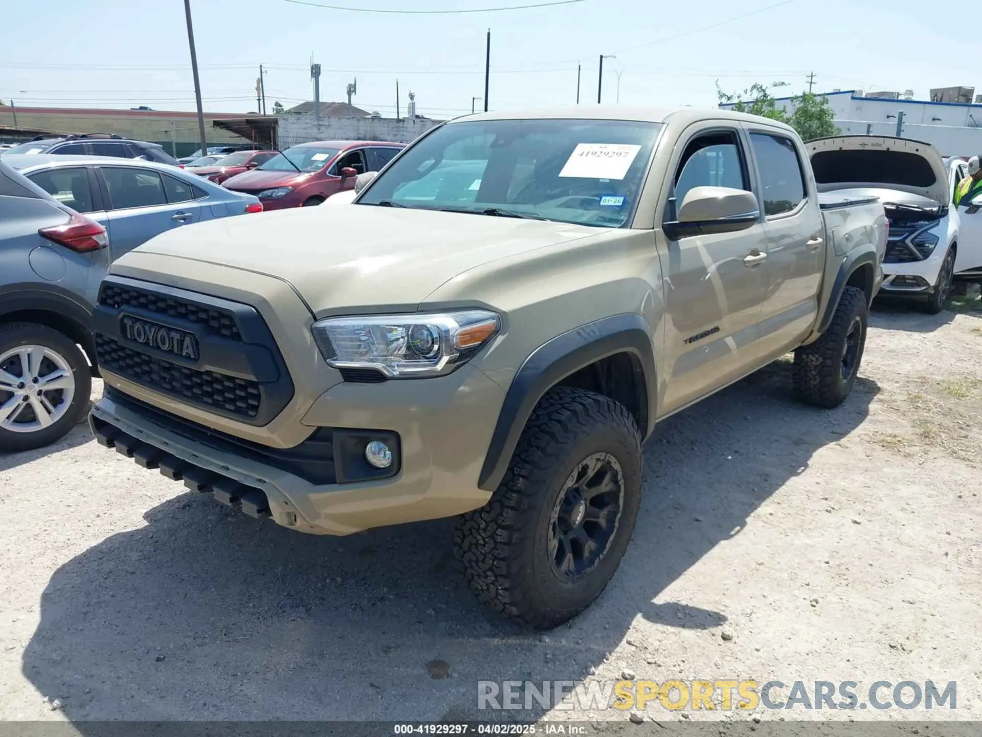 2 Photograph of a damaged car 3TMCZ5AN3KM232103 TOYOTA TACOMA 2019