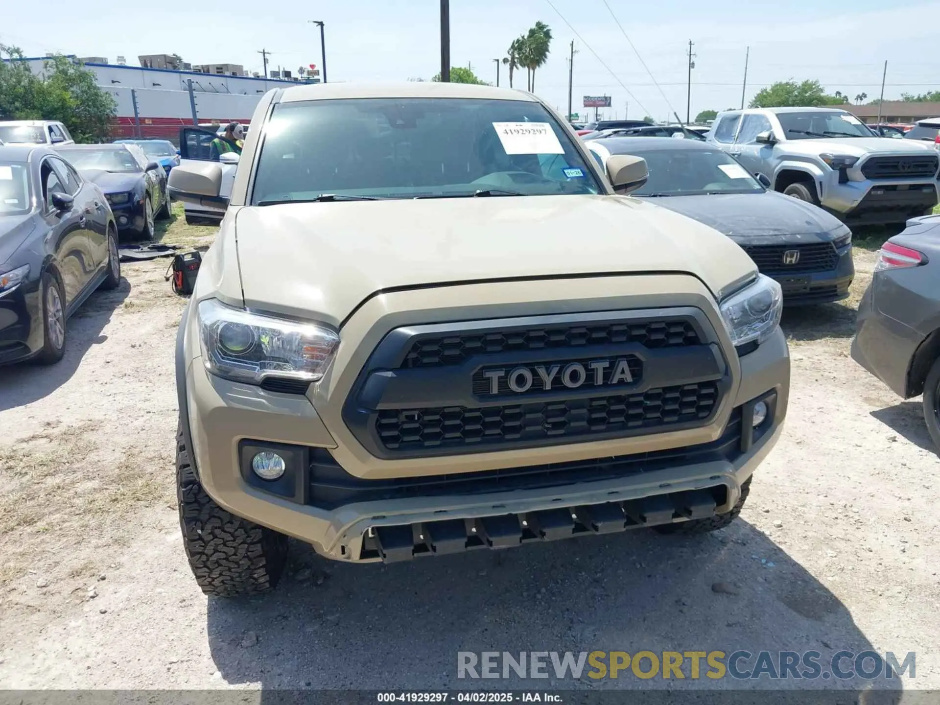 6 Photograph of a damaged car 3TMCZ5AN3KM232103 TOYOTA TACOMA 2019