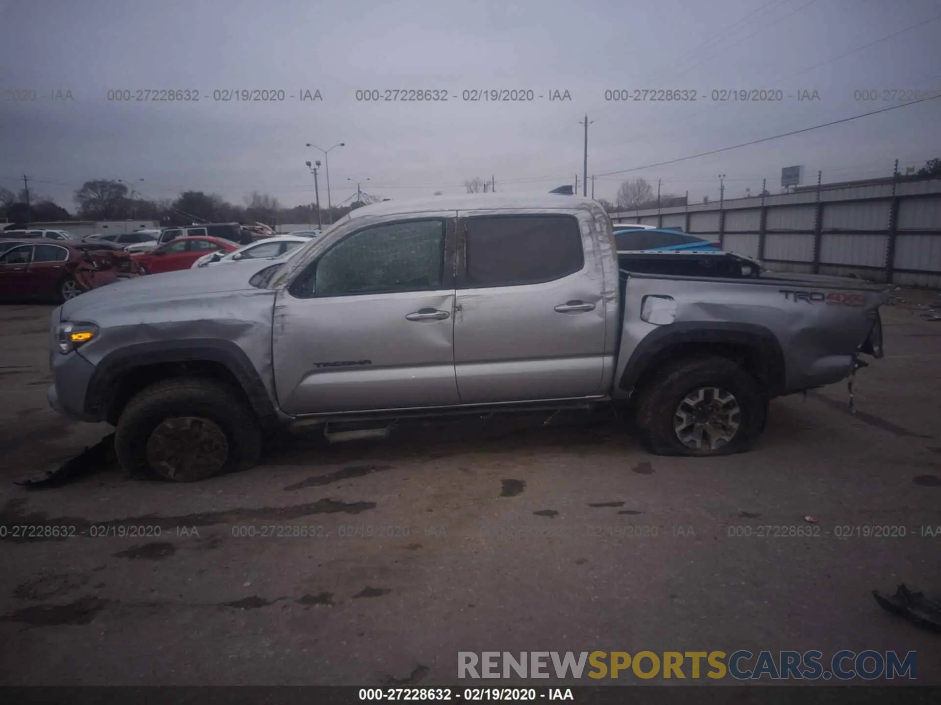 6 Photograph of a damaged car 3TMCZ5AN3KM233266 TOYOTA TACOMA 2019