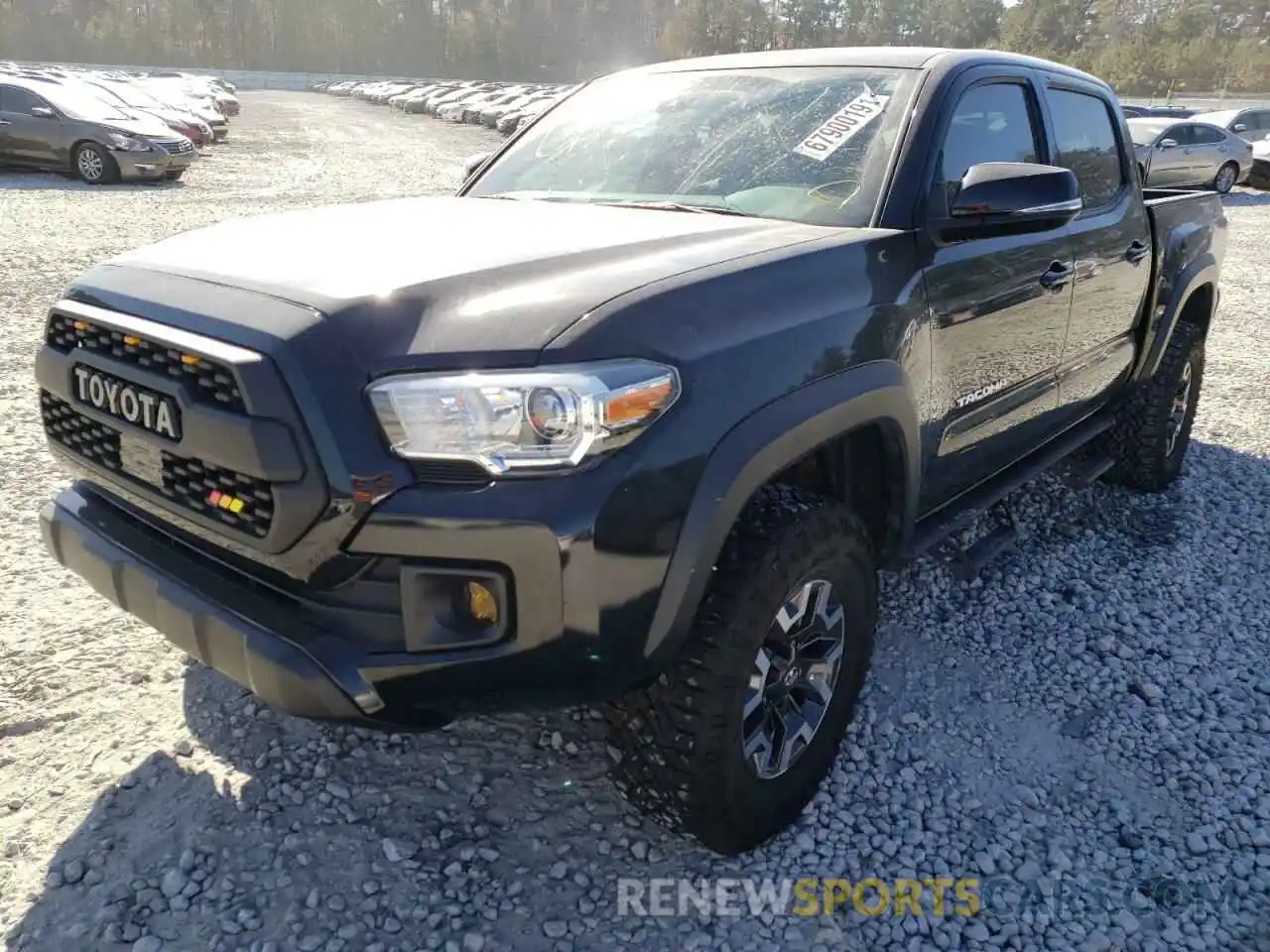 2 Photograph of a damaged car 3TMCZ5AN3KM271855 TOYOTA TACOMA 2019