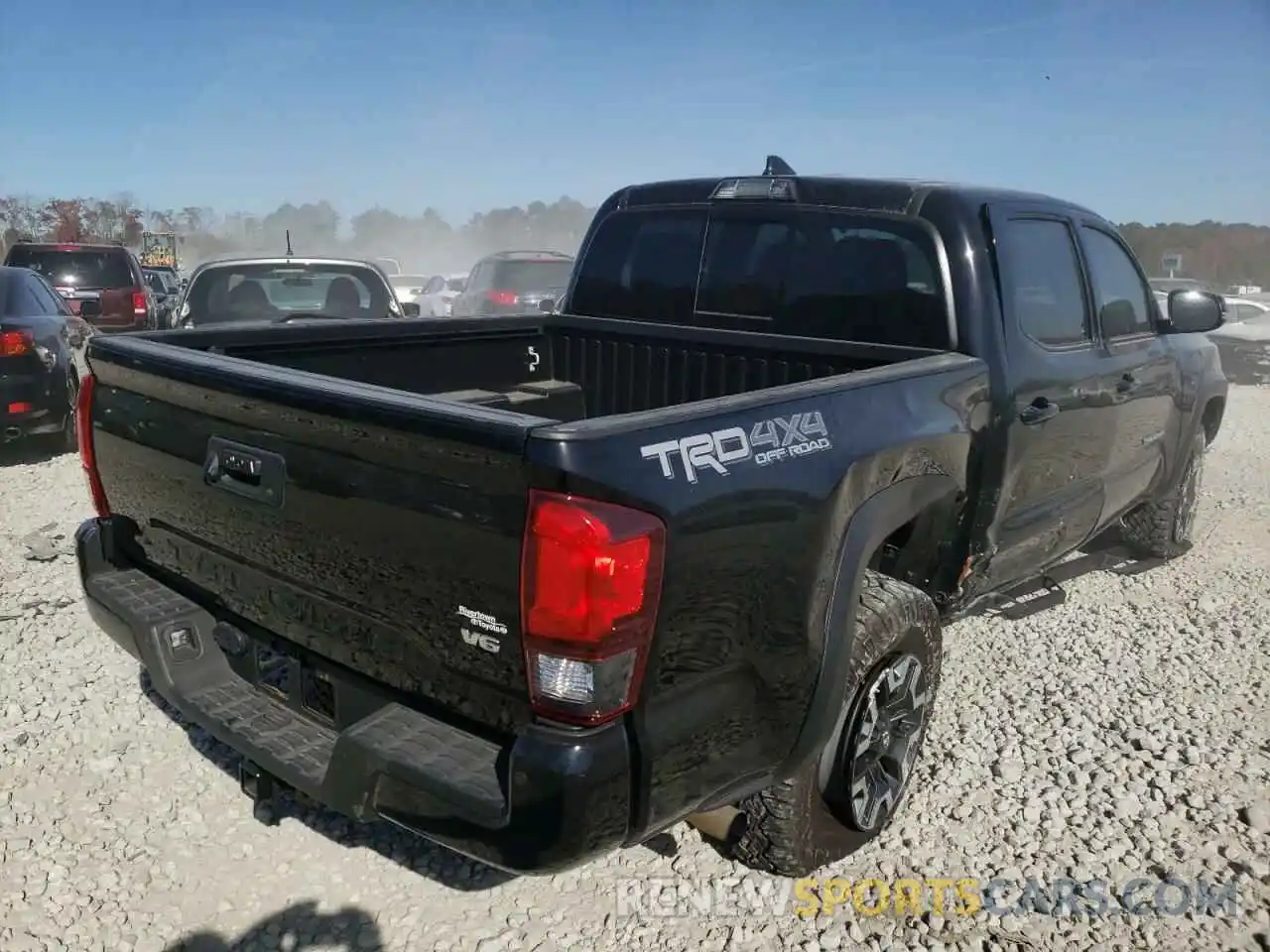 4 Photograph of a damaged car 3TMCZ5AN3KM271855 TOYOTA TACOMA 2019