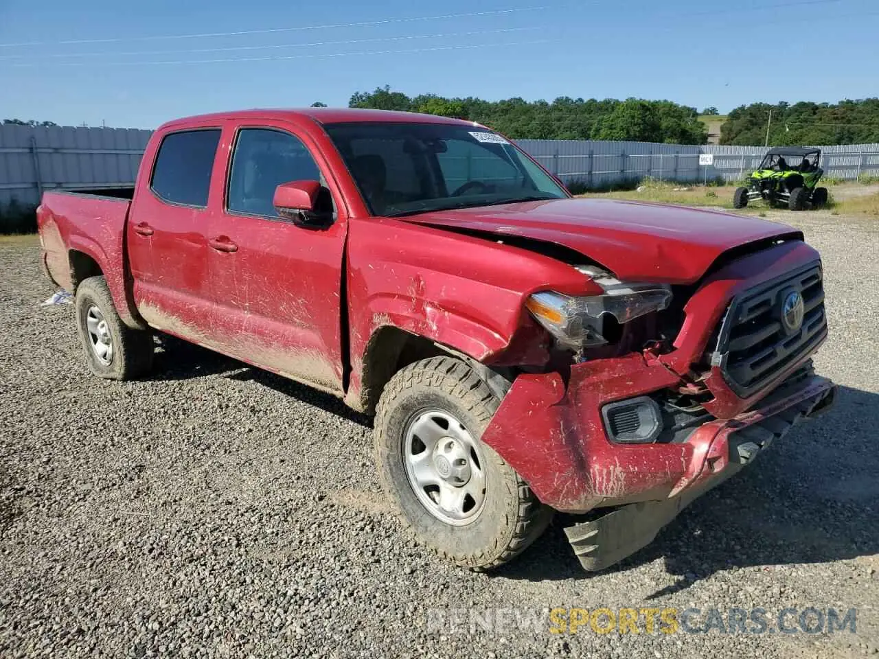 4 Photograph of a damaged car 3TMCZ5AN3KM278305 TOYOTA TACOMA 2019