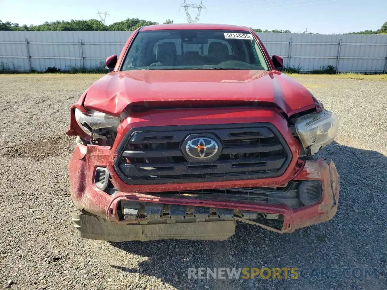 5 Photograph of a damaged car 3TMCZ5AN3KM278305 TOYOTA TACOMA 2019