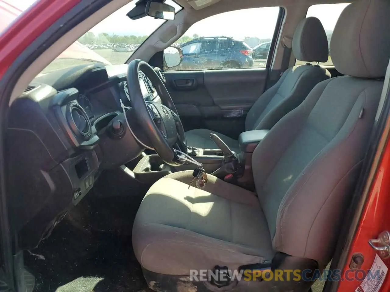 7 Photograph of a damaged car 3TMCZ5AN3KM278305 TOYOTA TACOMA 2019