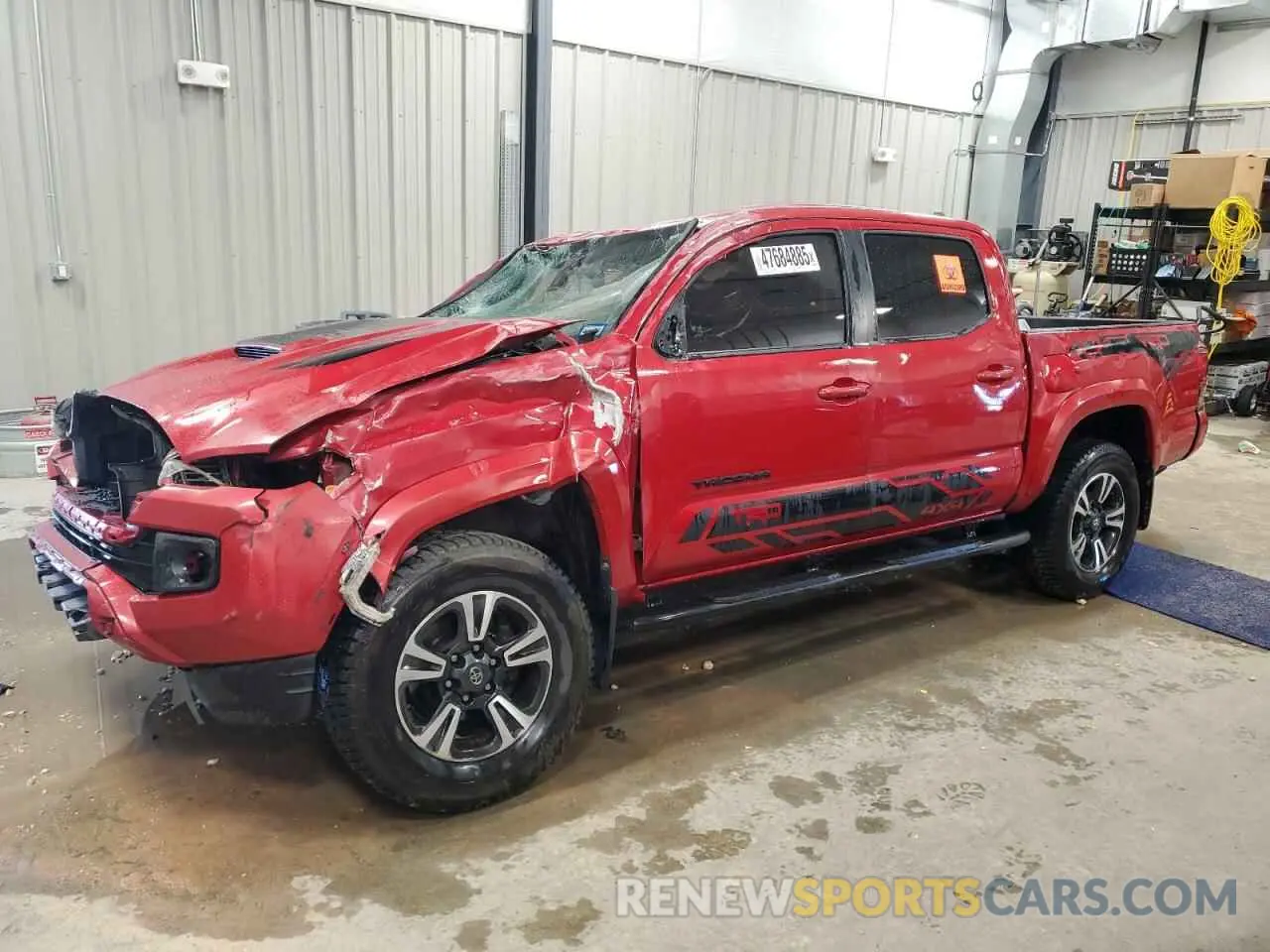1 Photograph of a damaged car 3TMCZ5AN3KM286758 TOYOTA TACOMA 2019