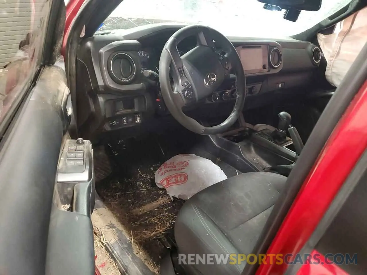 8 Photograph of a damaged car 3TMCZ5AN3KM286758 TOYOTA TACOMA 2019