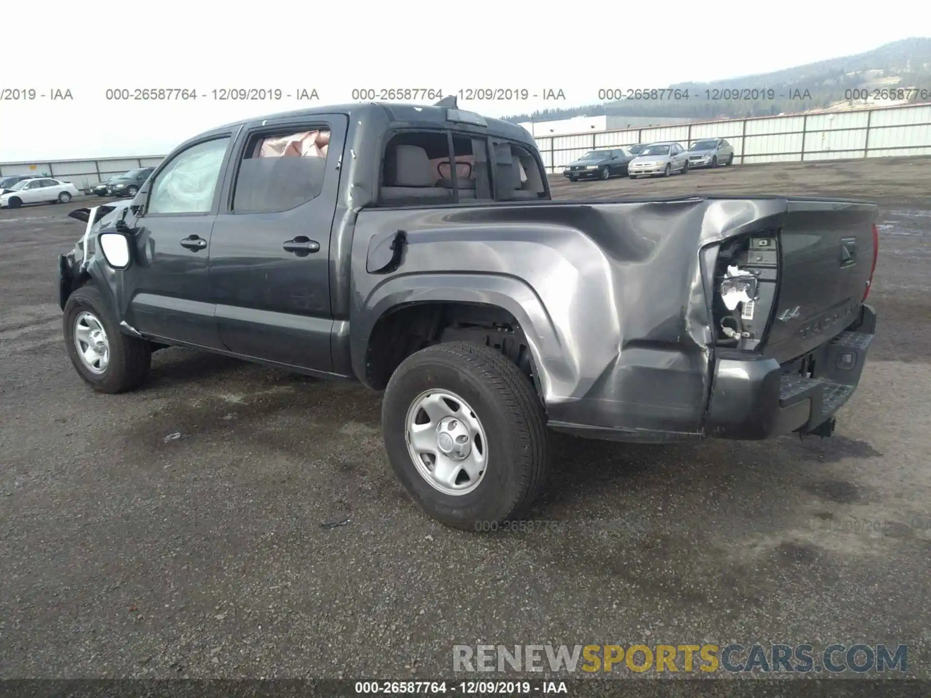 3 Photograph of a damaged car 3TMCZ5AN4KM191495 TOYOTA TACOMA 2019