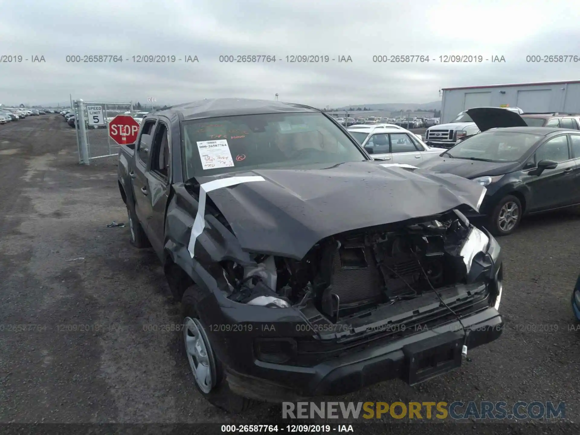 6 Photograph of a damaged car 3TMCZ5AN4KM191495 TOYOTA TACOMA 2019