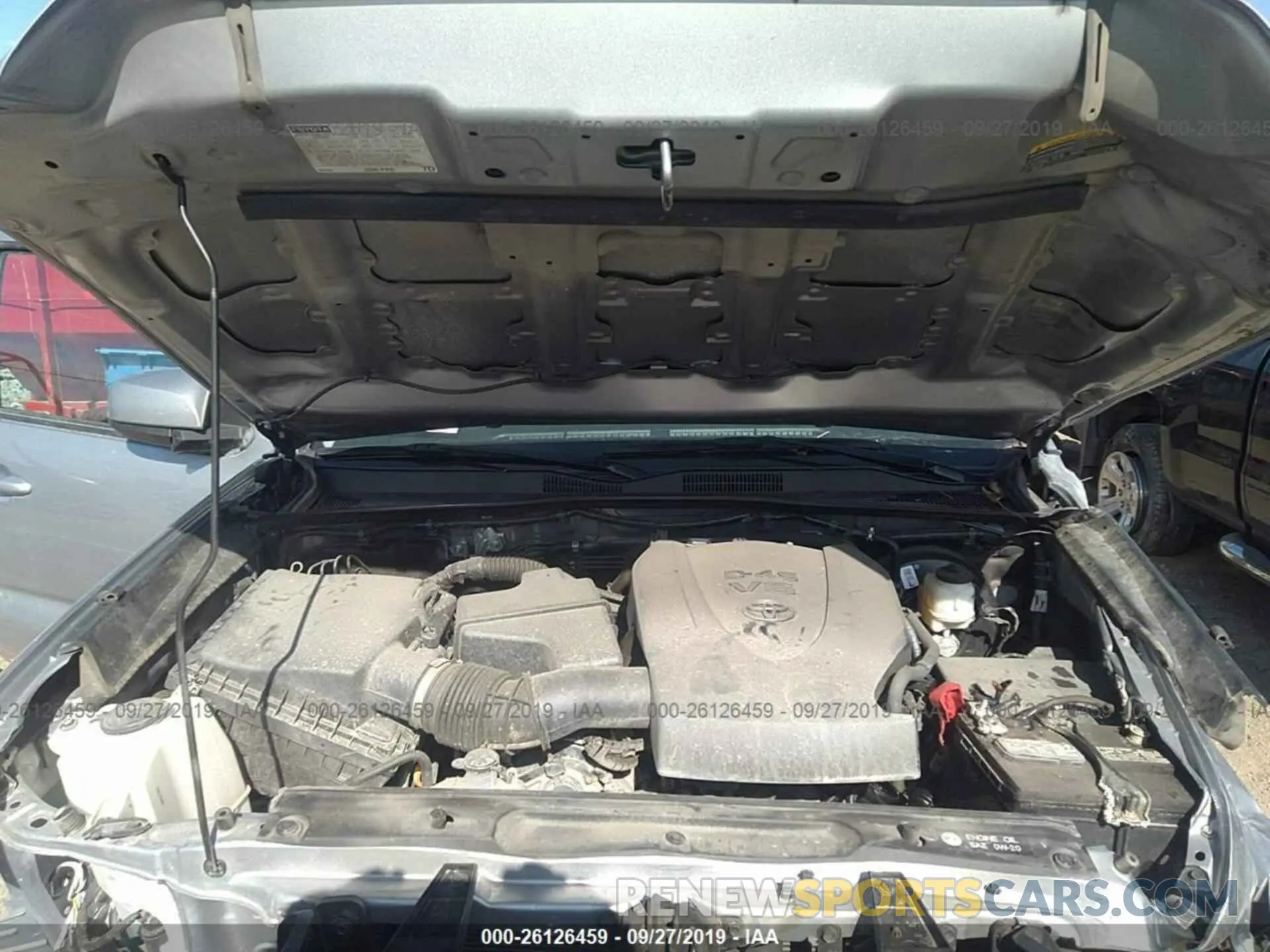 10 Photograph of a damaged car 3TMCZ5AN4KM193425 TOYOTA TACOMA 2019